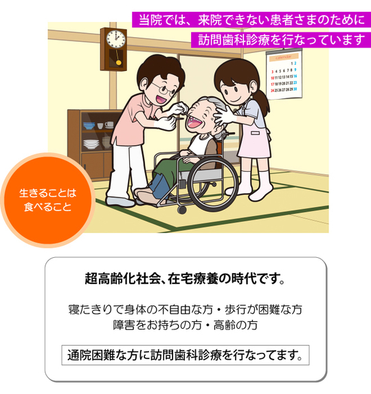 訪問歯科診療・往診 ｜本八幡駅徒歩約2分のささがわ歯科